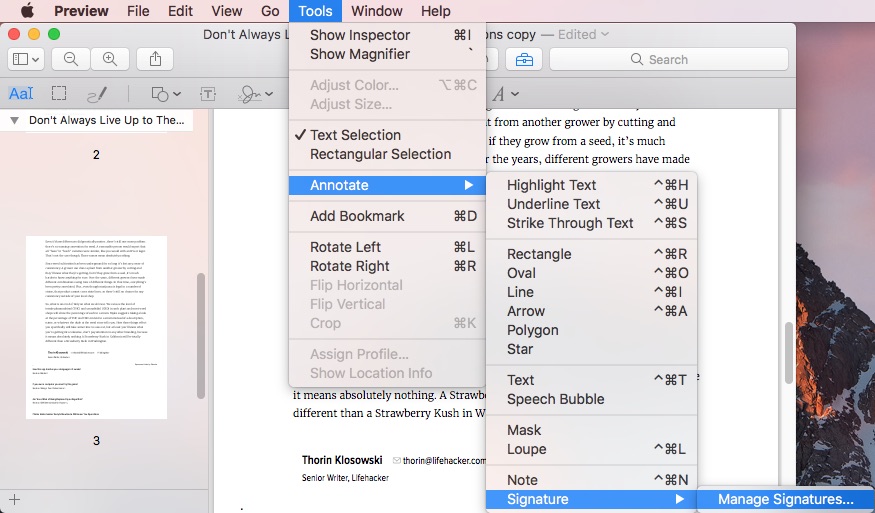 How to digitally sign a pdf on mac with or without preview 